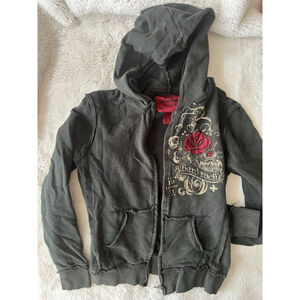 Women's Seminole Hard Rock Tampa Casino Full Zip Hoodie Black Size S